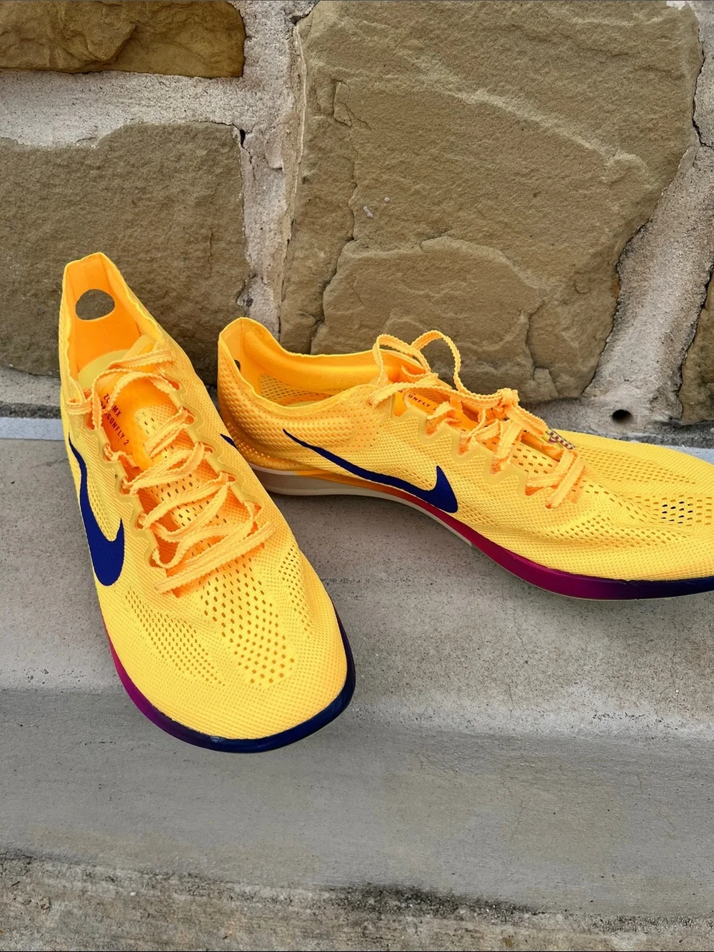 Nike Dragonfly 2 Citron Pulse Track Spikes FD8413-800 Men’s Size 10
